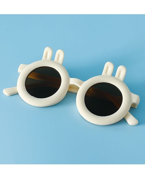 Babyhug Sunglasses With Bunny Applique - Beige