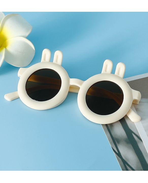 Babyhug Sunglasses With Bunny Applique - Beige