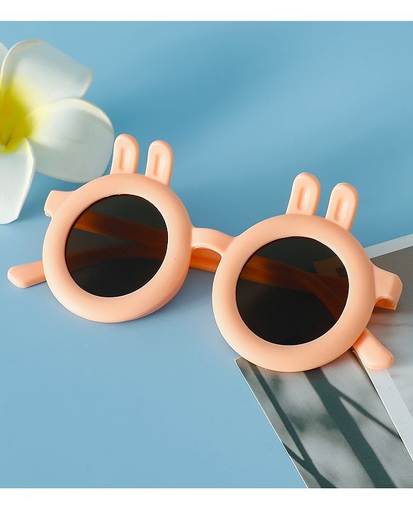 Babyhug Sunglasses With Bunny Applique - Beige