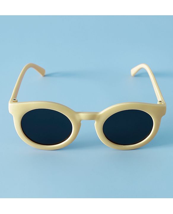 Babyhug Solid Coloured Round Shaped  Sunglasses  - Purple