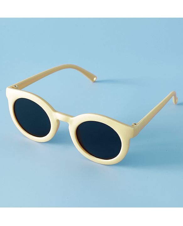 Babyhug Solid Coloured Round Shaped  Sunglasses  - Purple