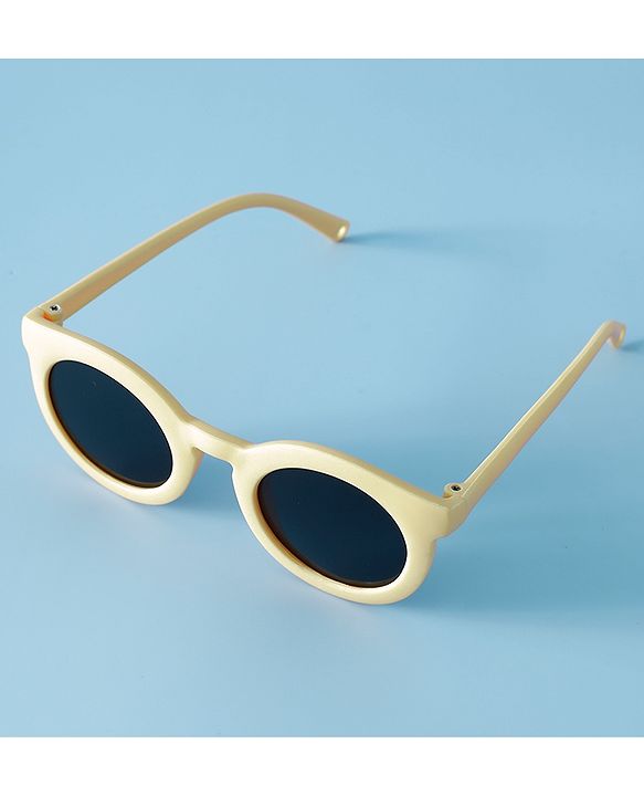 Babyhug Solid Coloured Round Shaped  Sunglasses  - Purple