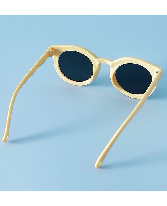 Babyhug Solid Coloured Round Shaped  Sunglasses  - Purple