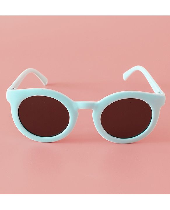 Babyhug Solid Coloured Round Shaped  Sunglasses  - Purple