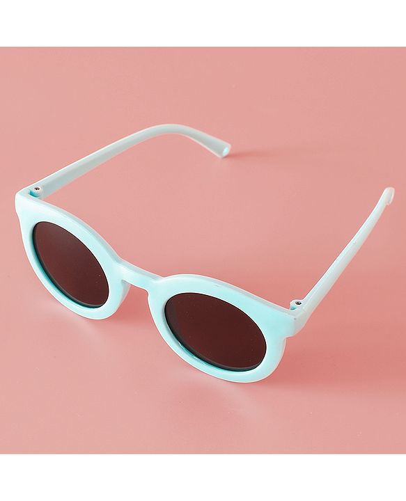 Babyhug Solid Coloured Round Shaped  Sunglasses  - Purple