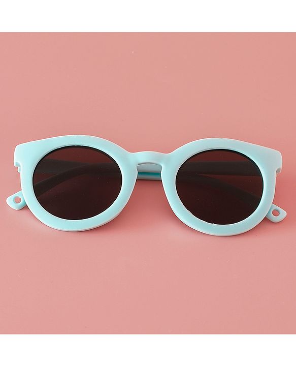Babyhug Solid Coloured Round Shaped  Sunglasses  - Purple
