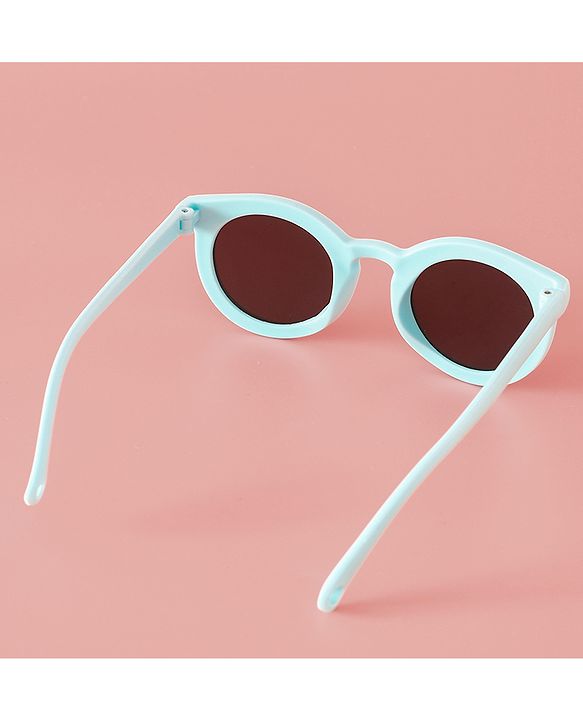Babyhug Solid Coloured Round Shaped  Sunglasses  - Purple