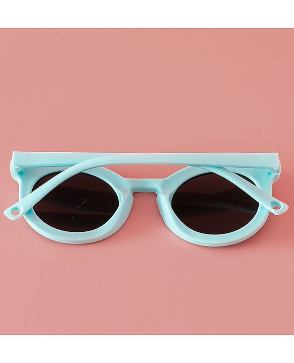 Babyhug Solid Coloured Round Shaped  Sunglasses  - Purple