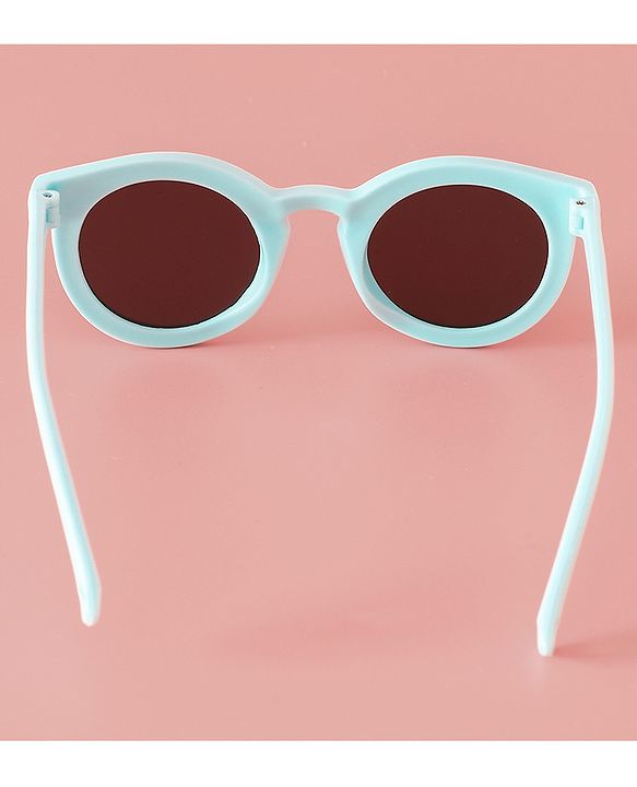 Babyhug Solid Coloured Round Shaped  Sunglasses  - Purple