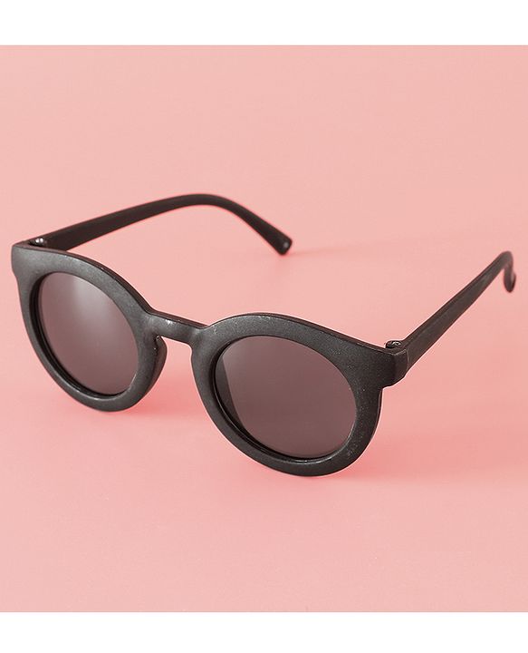 Babyhug Solid Coloured Round Shaped  Sunglasses  - Purple