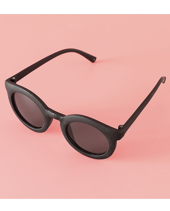 Babyhug Solid Coloured Round Shaped  Sunglasses  - Purple