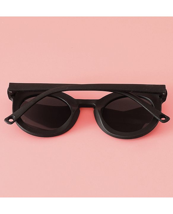Babyhug Solid Coloured Round Shaped  Sunglasses  - Purple