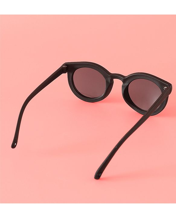Babyhug Solid Coloured Round Shaped  Sunglasses  - Purple