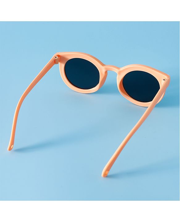 Babyhug Solid Coloured Round Shaped  Sunglasses  - Purple