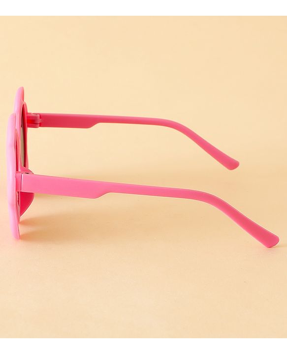Babyhug Floral Shaped Sunglasses - Fuchsia