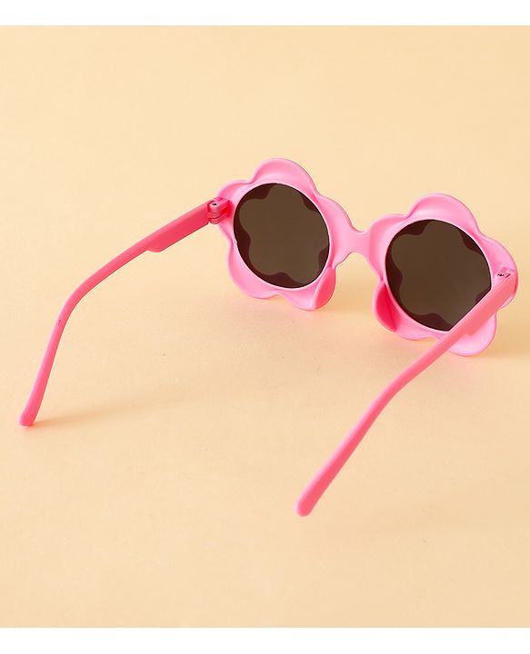Babyhug Floral Shaped Sunglasses - Fuchsia