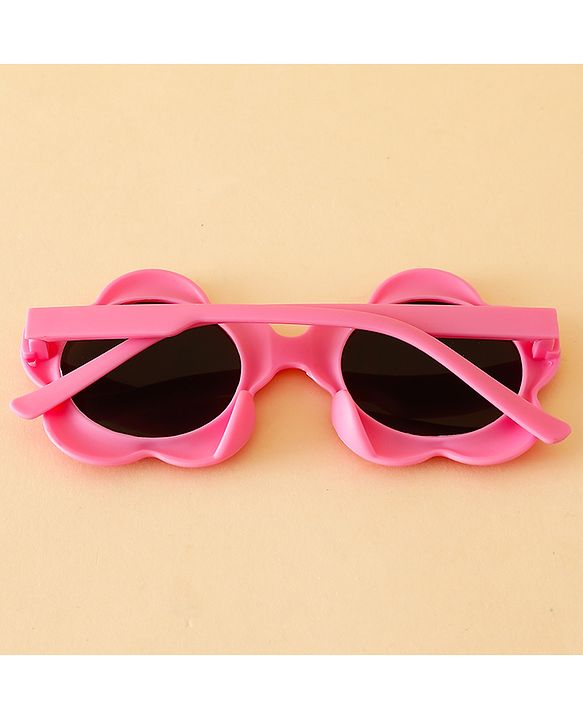 Babyhug Floral Shaped Sunglasses - Fuchsia
