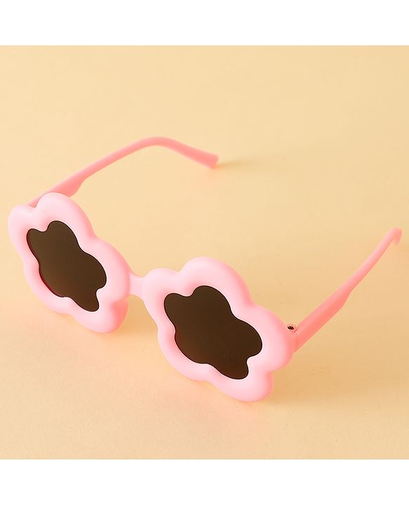 Babyhug Floral Shaped Sunglasses - Fuchsia