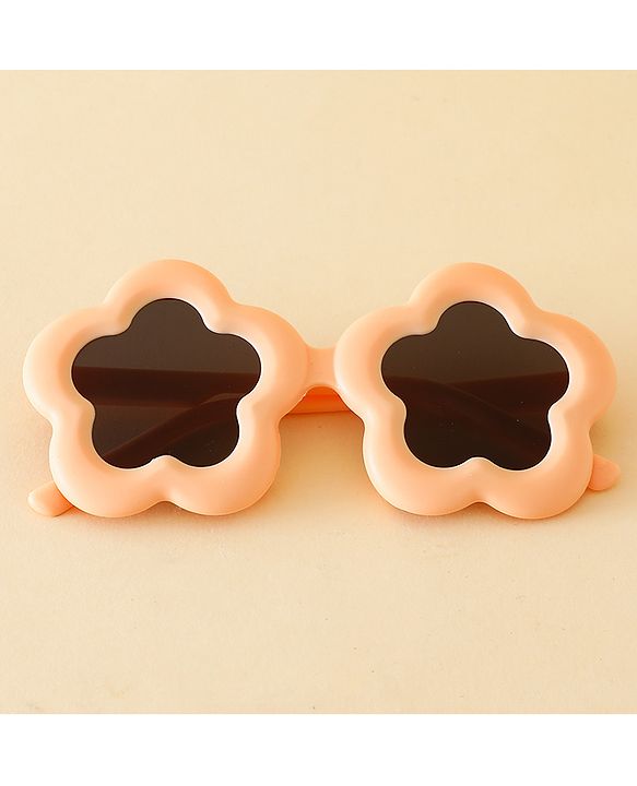 Babyhug Floral Shaped Sunglasses - Fuchsia