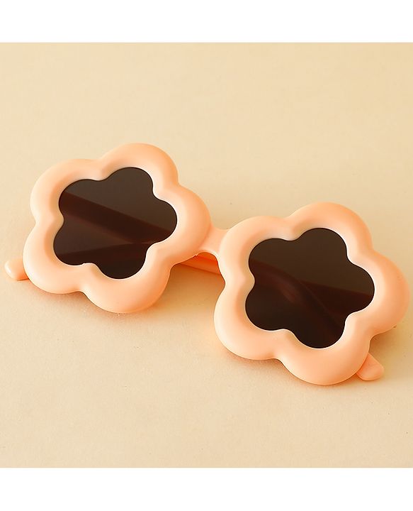 Babyhug Floral Shaped Sunglasses - Fuchsia