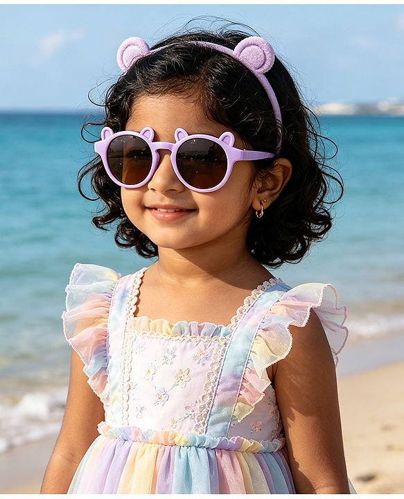 Babyhug Sunglasses with Ear Applique - Purple