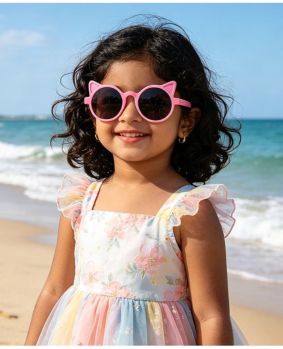 Babyhug Solid Coloured Sunglasses - Blue