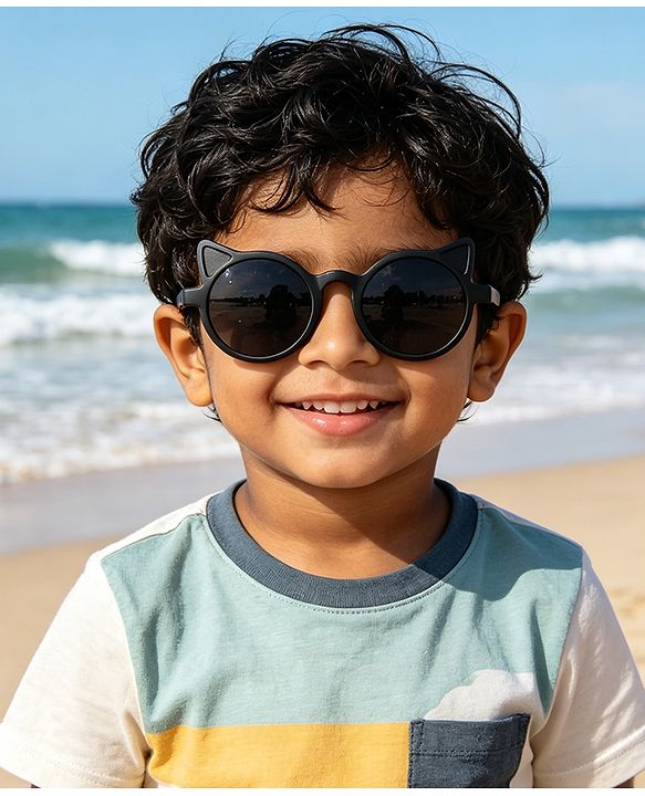Babyhug Solid Coloured Sunglasses - Blue