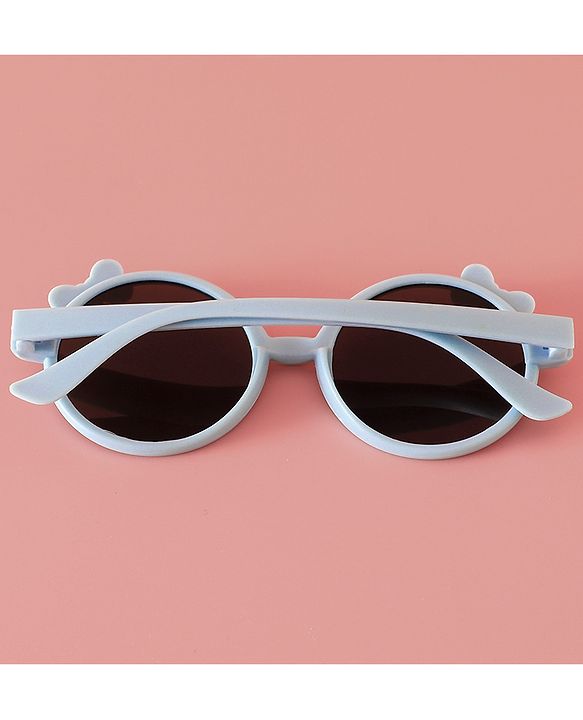 Babyhug Solid Coloured Sunglasses With Bow Applique -Black
