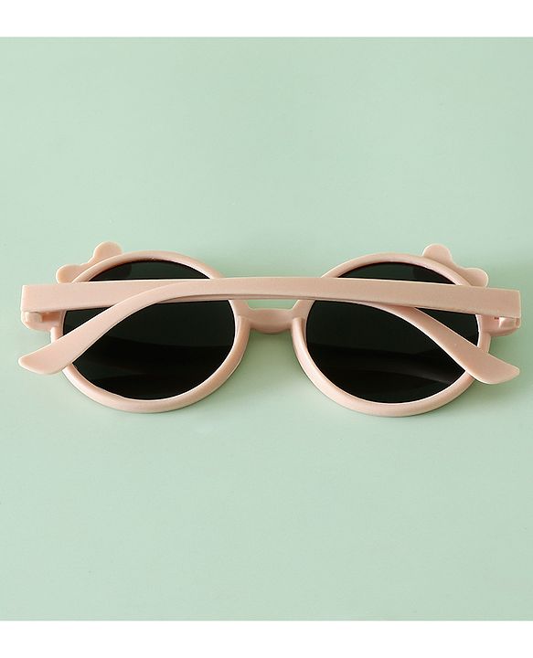 Babyhug Solid Coloured Sunglasses With Bow Applique -Black