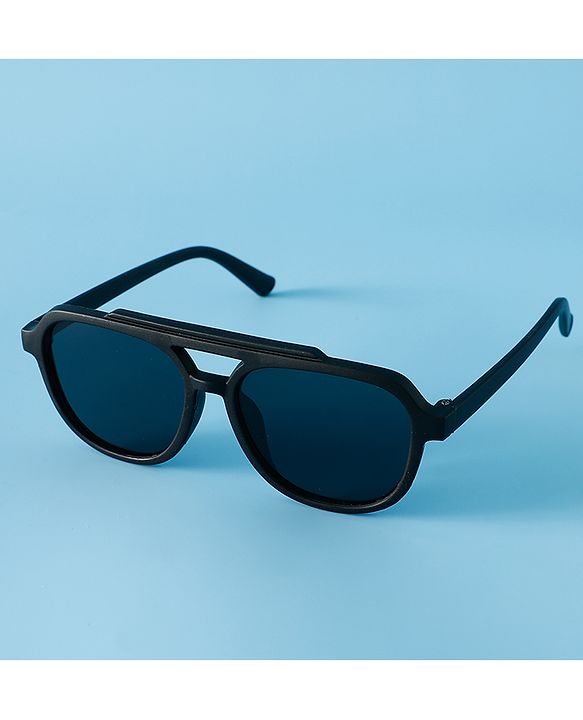 Pine Kids Solid Colour Sunglasses - Black