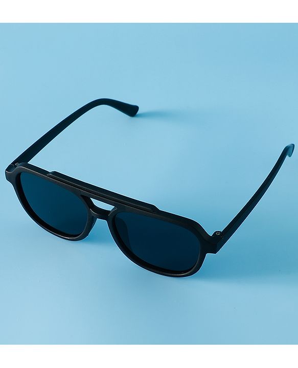 Pine Kids Solid Colour Sunglasses - Black
