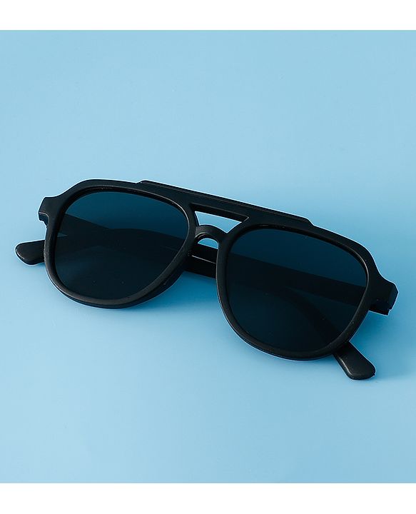 Pine Kids Solid Colour Sunglasses - Black