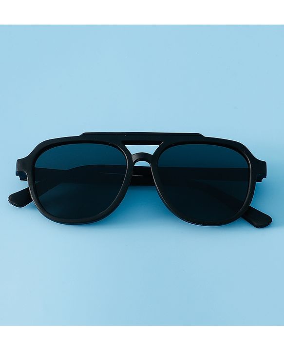 Pine Kids Solid Colour Sunglasses - Black