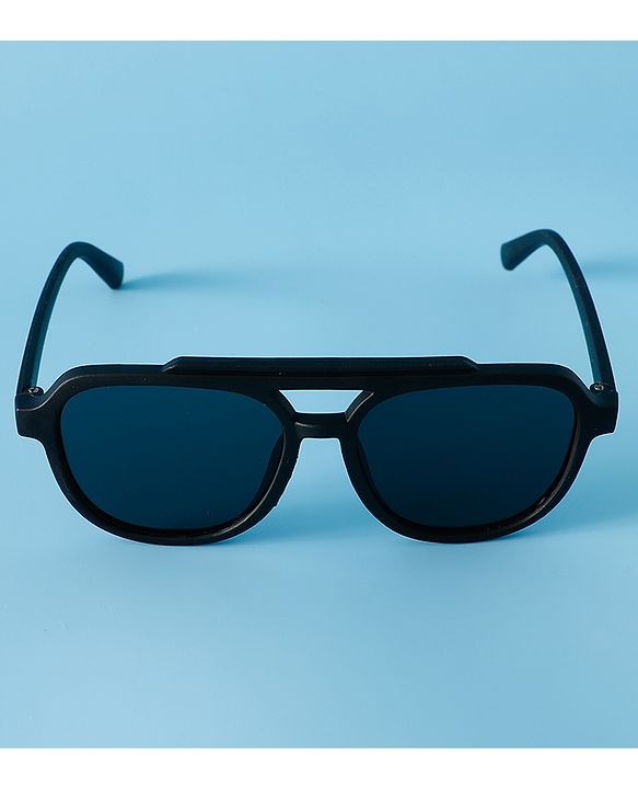 Pine Kids Solid Colour Sunglasses - Black