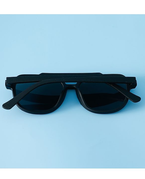 Pine Kids Solid Colour Sunglasses - Black