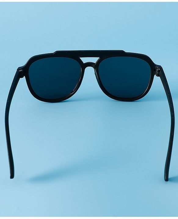 Pine Kids Solid Colour Sunglasses - Black