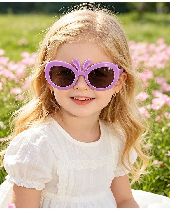 Babyhug Sunglasses With Applique - Purple