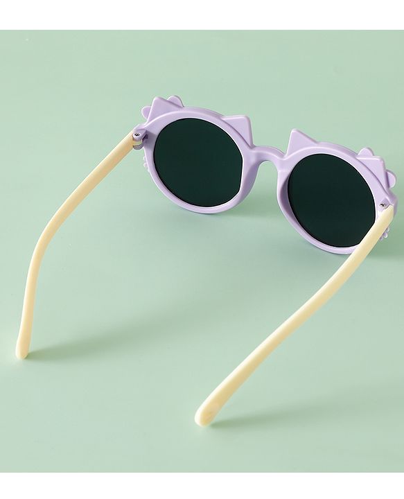 Babyhug Solid Coloured Sunglasses With Bow Design - Red
