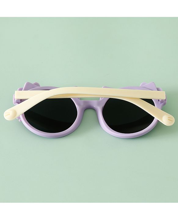 Babyhug Solid Coloured Sunglasses With Bow Design - Red
