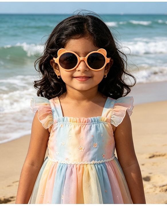 Babyhug Free Size Round Sunglasses - Fuchsia