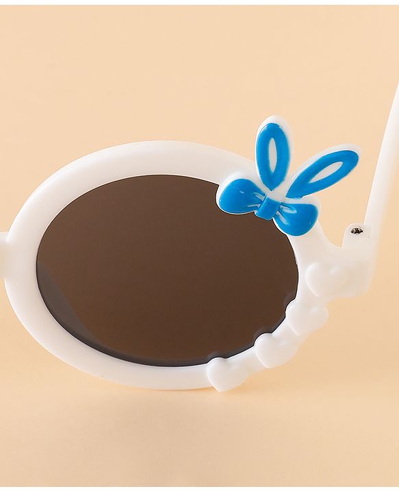 Babyhug Sunglasses with Bow Design - White