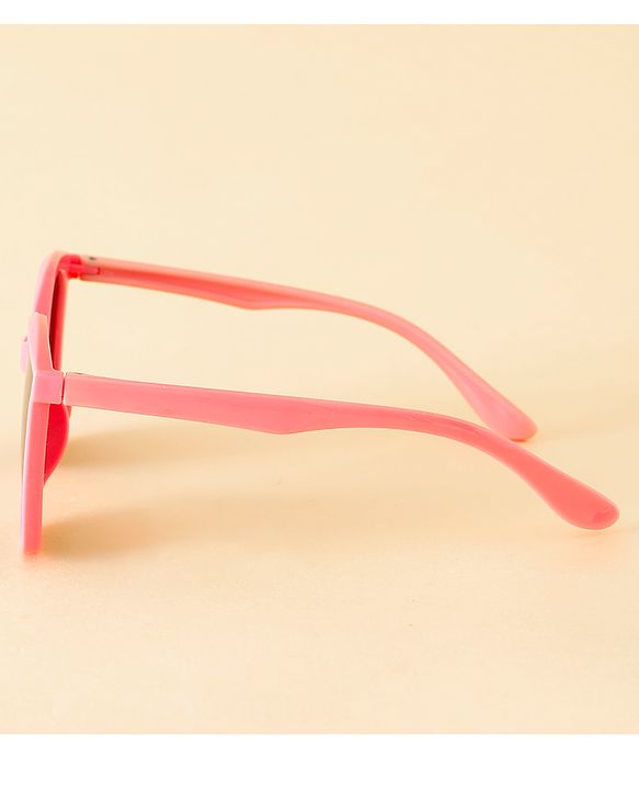 Babyhug TPE Solid Sunglasses For Kids - Black & Red