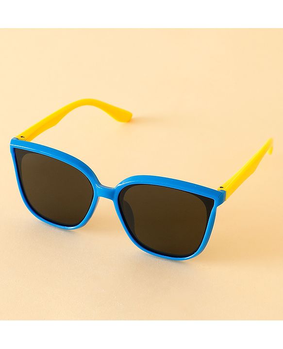 Babyhug TPE Solid Sunglasses For Kids - Black & Red