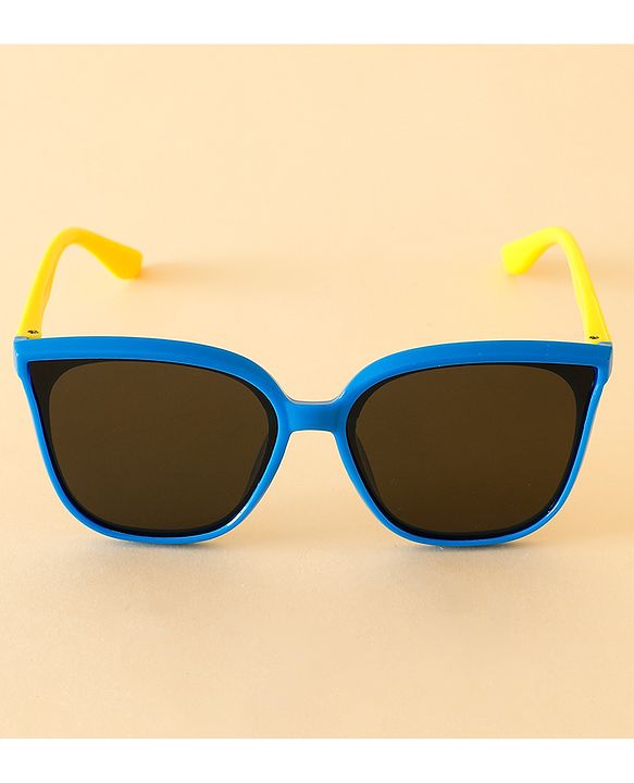 Babyhug TPE Solid Sunglasses For Kids - Black & Red