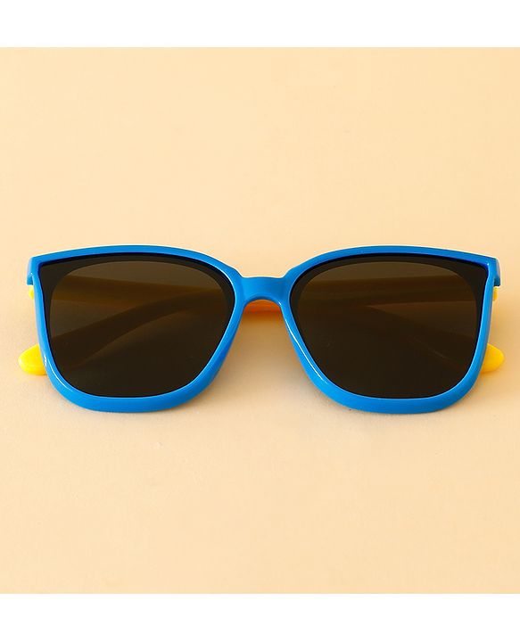 Babyhug TPE Solid Sunglasses For Kids - Black & Red
