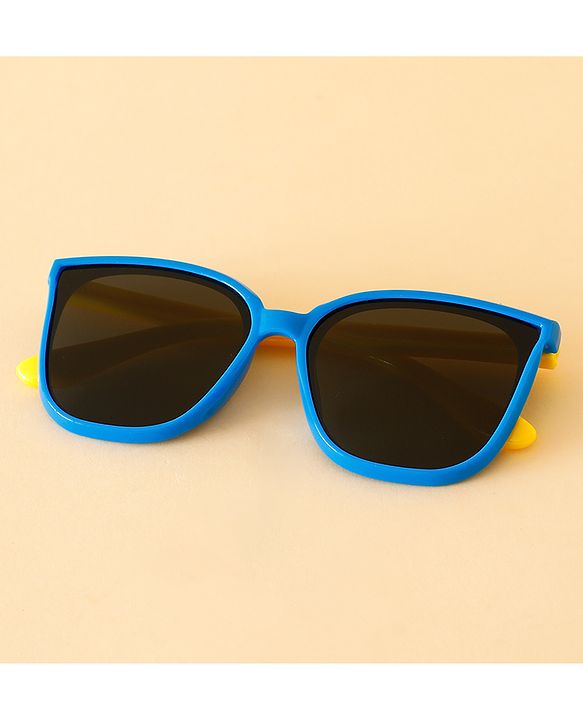 Babyhug TPE Solid Sunglasses For Kids - Black & Red