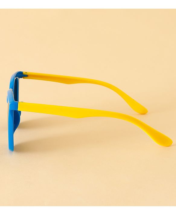 Babyhug TPE Solid Sunglasses For Kids - Black & Red