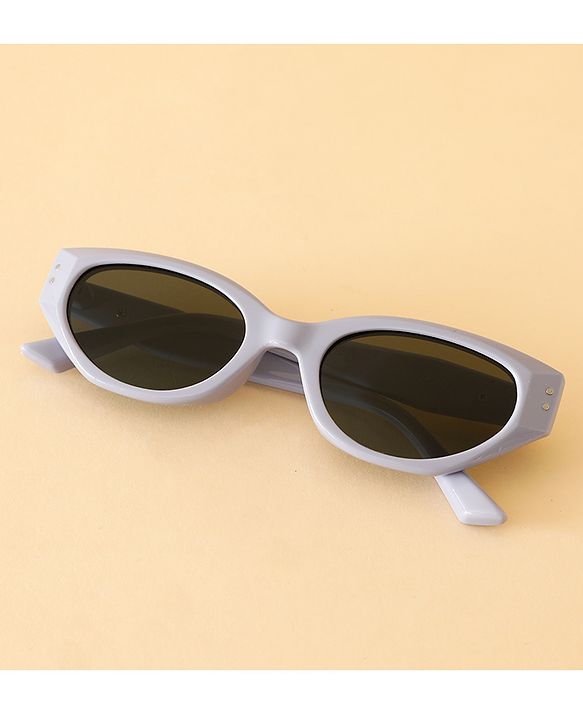 Babyhug TPE Solid Sunglasses For Kids - Grey