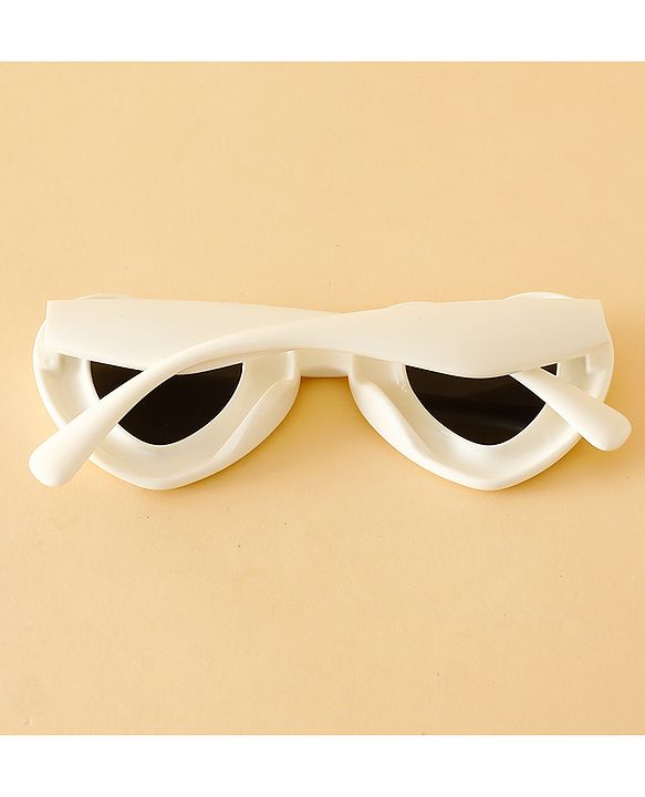 Babyhug TPE Heart Frame Solid Sunglasses - Black