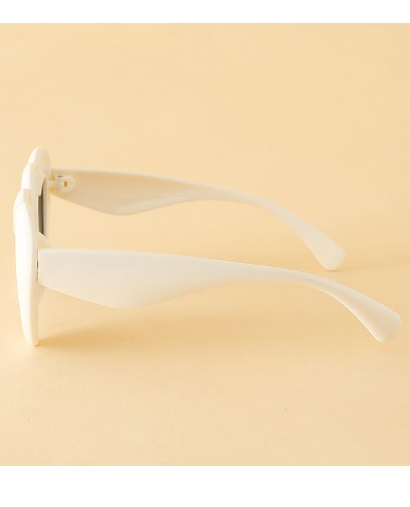 Babyhug TPE Heart Frame Solid Sunglasses - Black